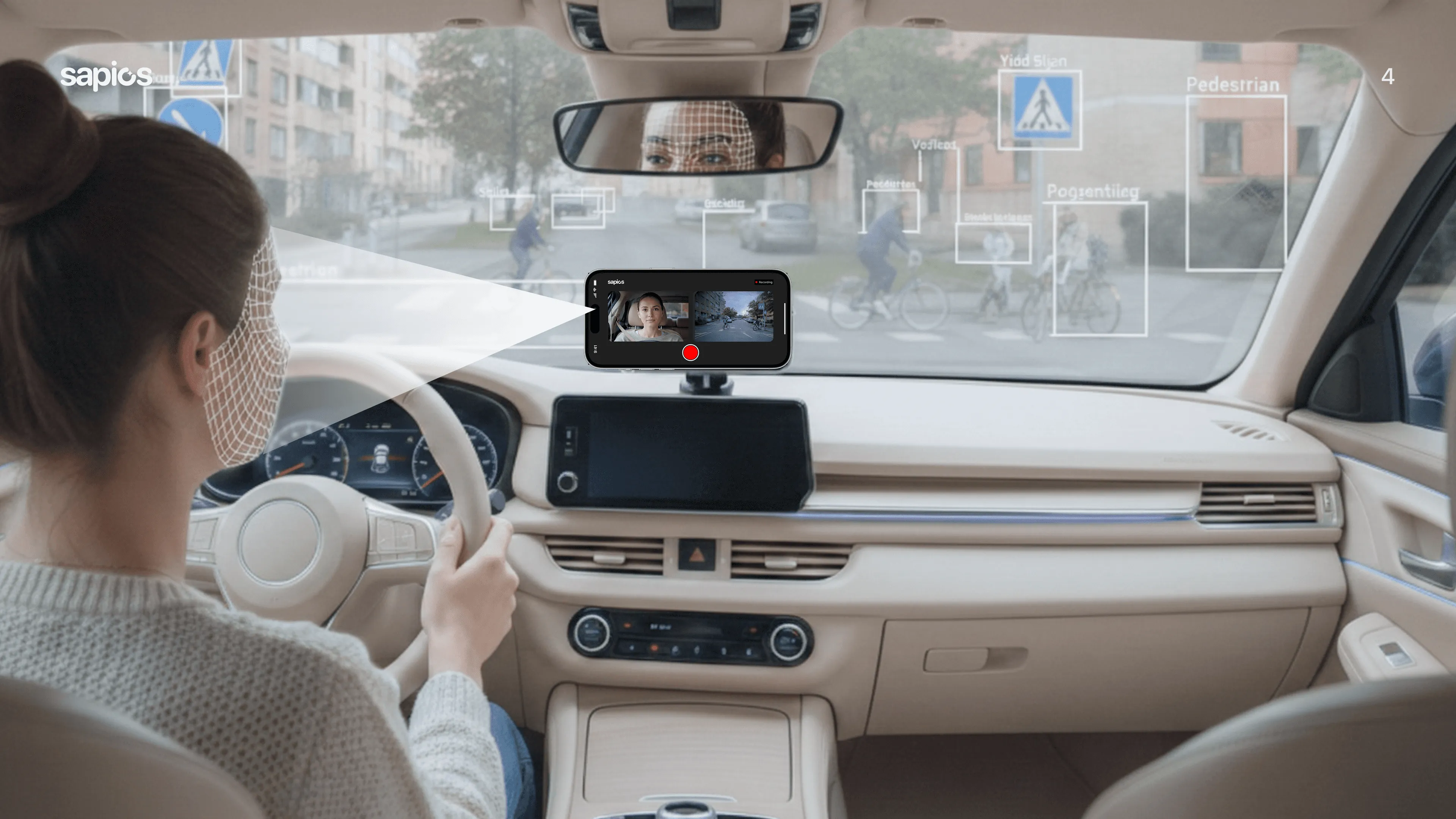 The sensors a phone uses during a road test